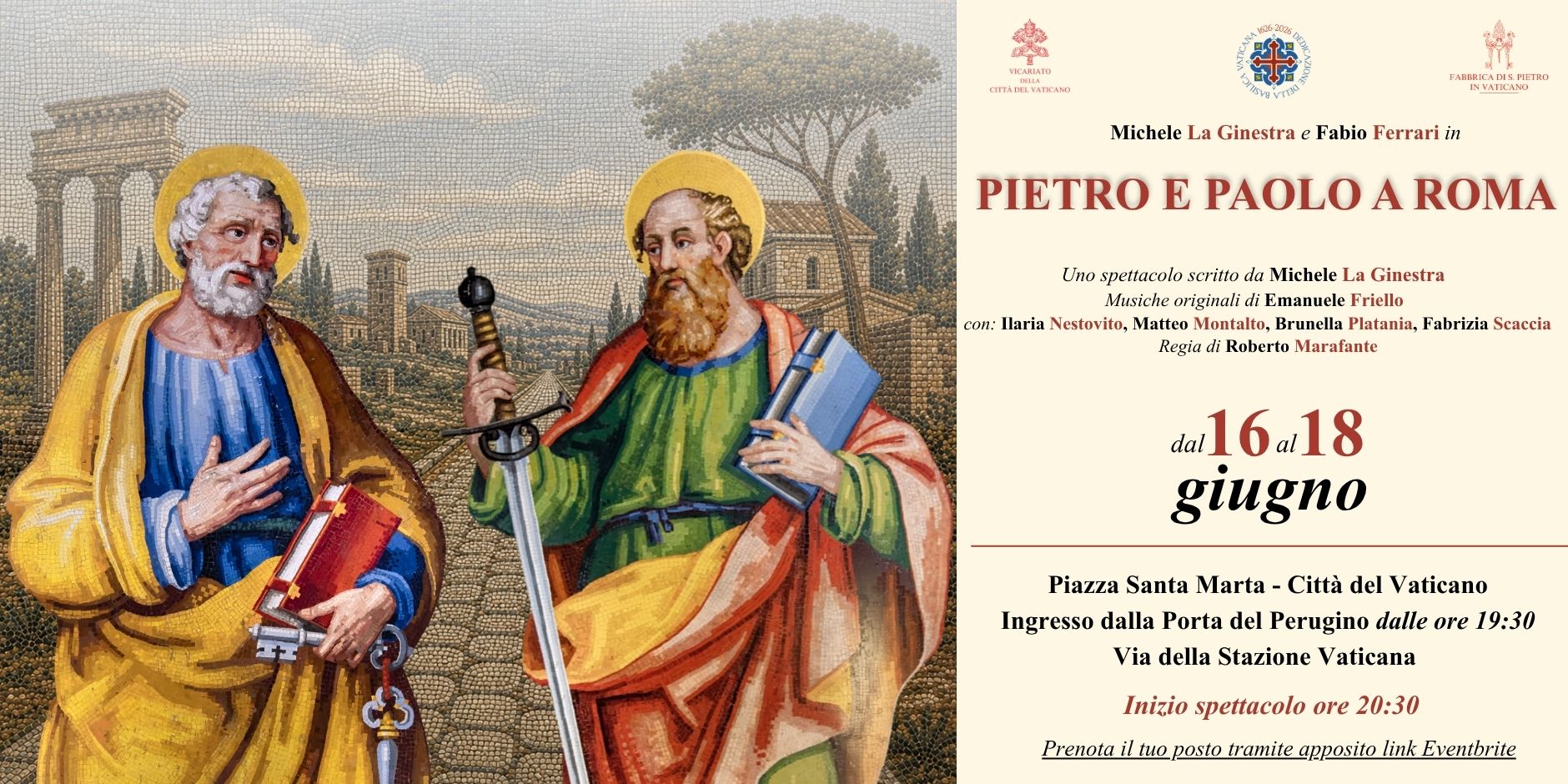 Header Pietro e Paolo a Roma 2.0 